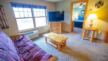 Smart TV, fireplace, offices