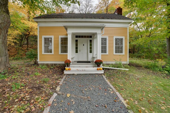 Exterior detail - Historic Home in Taylors Falls w/ Patio & Fire Pit (Taylors Falls)