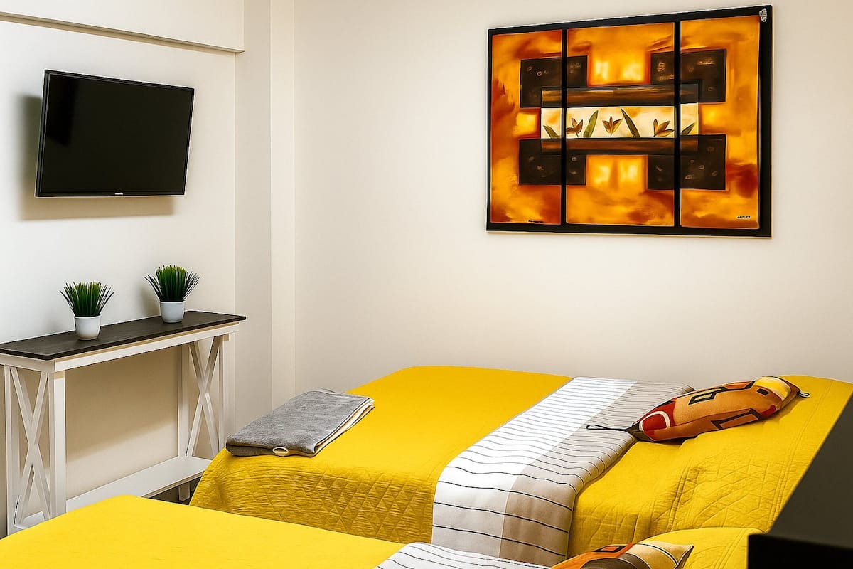 Chambre Quadruple | 1 chambre, fer et planche Ă repasser, Wi-Fi gratuit
