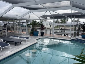 Una piscina climatizada