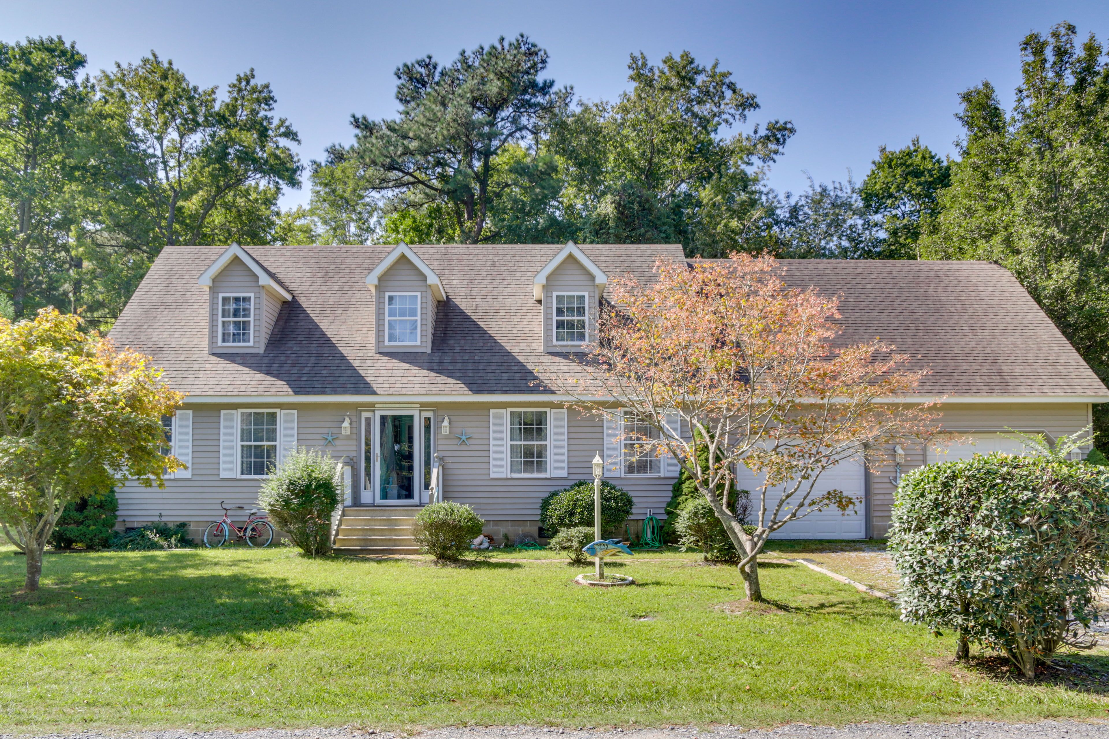 Spacious + Family-Friendly Home in Chincoteague!