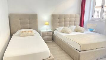 7 bedrooms, soundproofing, iron/ironing board, travel crib