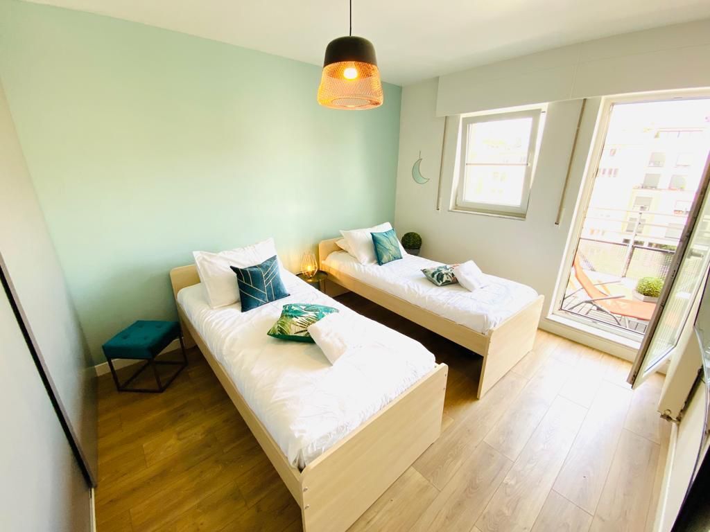 2 bedrooms, desk, iron/ironing board, free WiFi