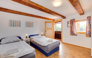 2 habitaciones, wifi gratis y ropa de cama 
