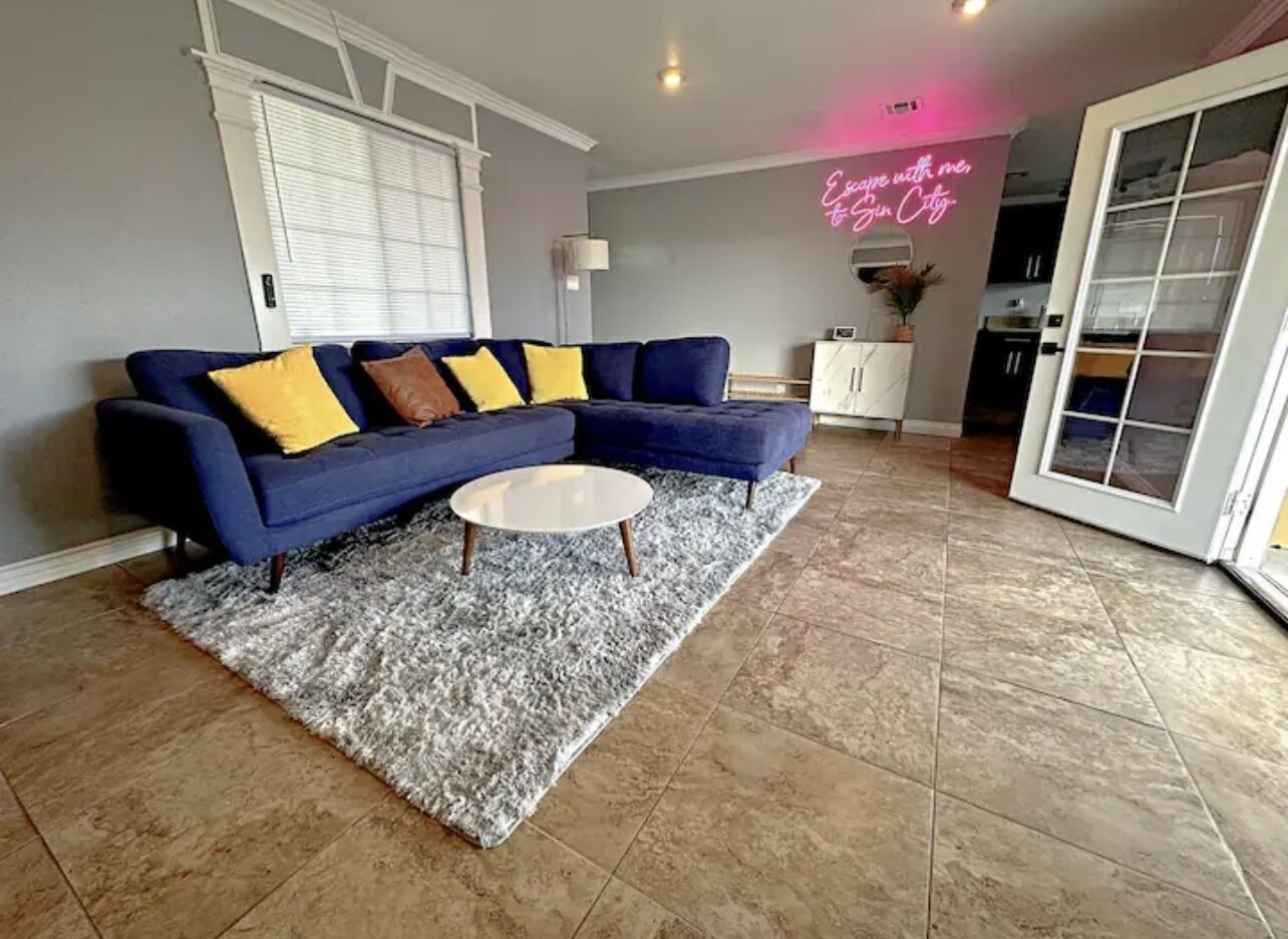 Experience a luxury 3bed, 2bath haven, just 7 minutes away from Las Vegas Strip!