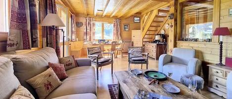 Télévision, cheminée