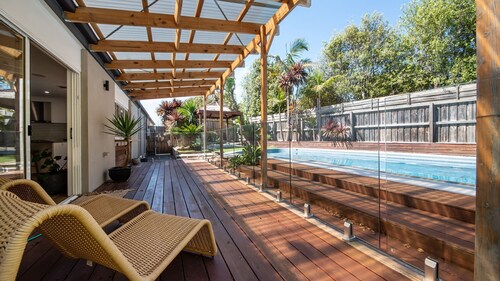 Malibu in Mt Martha with solar heated pool