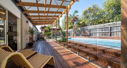 Malibu in Mt Martha with solar heated pool