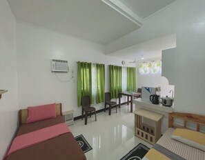 1 bedroom, bed sheets - Near white-sand beaches! Studio type w/ A/C & kitchen @ Talikud Island. (Island Garden City of Samal)