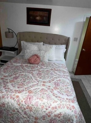 1 chambre, fer et planche Ă repasser, Wi-Fi, draps fournis