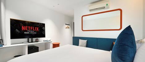 Habitación doble Deluxe | Minibar, wifi gratis y ropa de cama