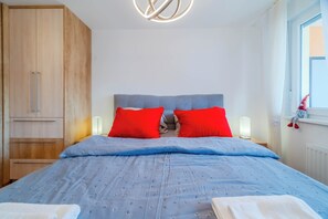 패밀리 아파트, 침실 여러 개 (Apartment Saga With Terrace And) | 1 개의 침실, 노트북 작업 공간, 다리미/다리미판, 무료 WiFi