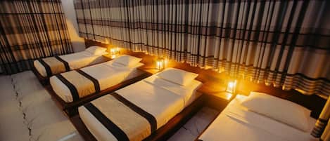 Luxury Room, Multiple Beds, Non Smoking, Garden View | 1 bedroom, desk, laptop workspace, soundproofing