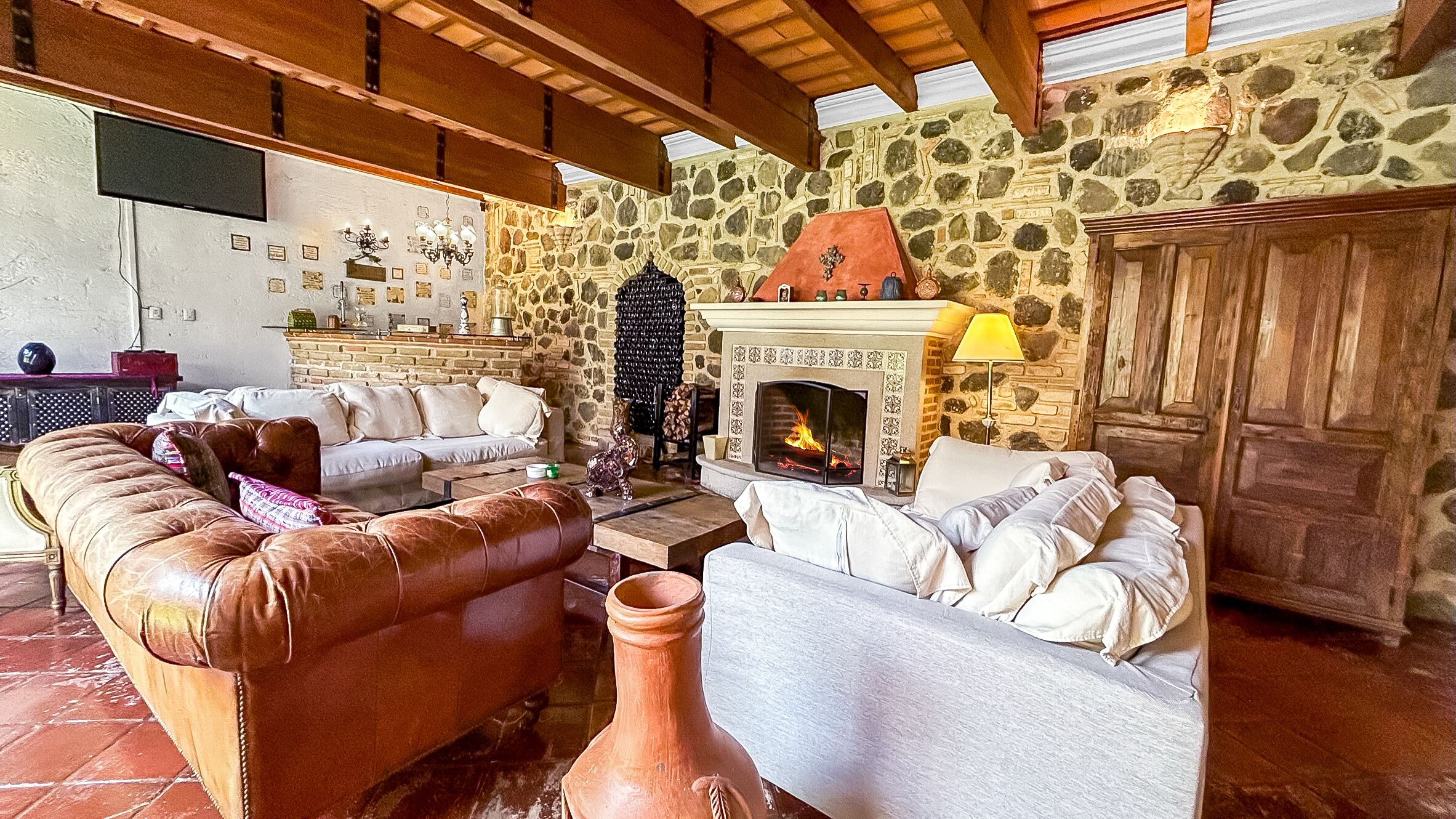 Älytelevisio, takka