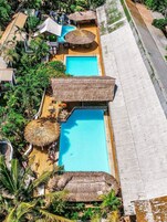 3 outdoor pools, pool umbrellas, sun loungers