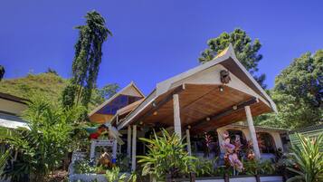 Façana frontal de l'allotjament