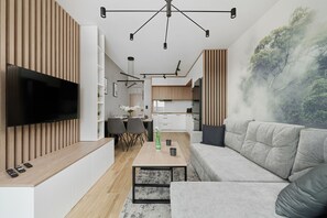 아파트, 침실 1개, 발코니 | 거실