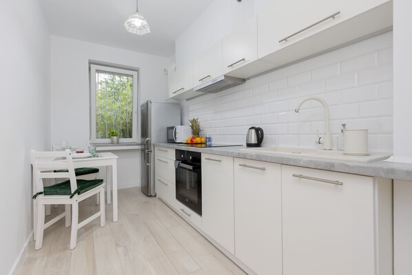 Studio, Balcony | Private kitchen - Cozy Apartment in the Centre of Lodz (Lodz)