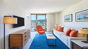 LCD-TV, Netflix, iPod-dokkingstasjon og strømmetjenester