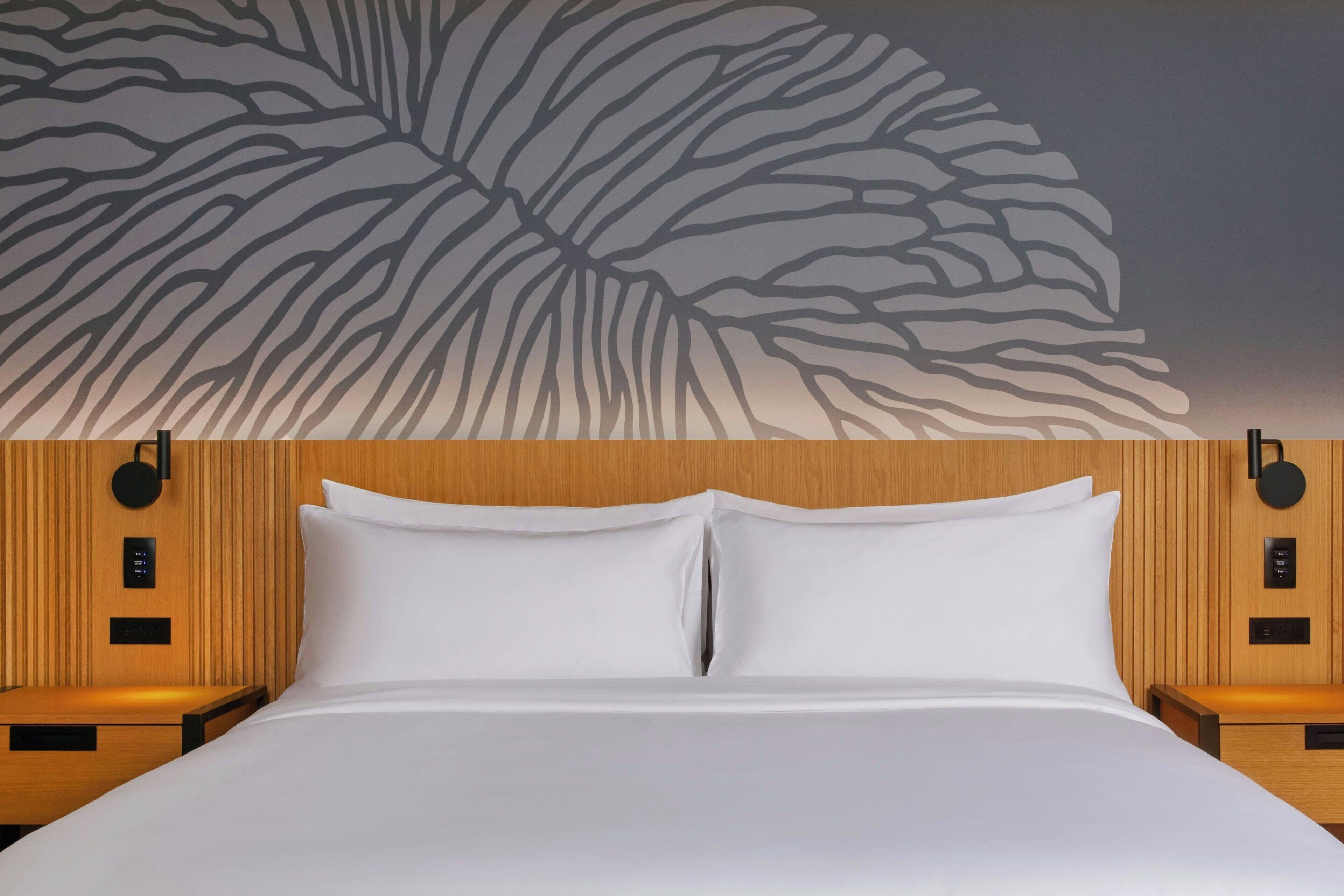 Sengetøy av topp kvalitet, safe på rommet og skrivebord