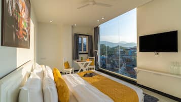 Phòng đôi Deluxe | Truy cập Internet không dây miễn phí, bộ trải giường