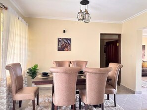 Dining - Exquisite fully furnished 2 bedroom 2 bath penthouse 5mins from city center (Kitale)