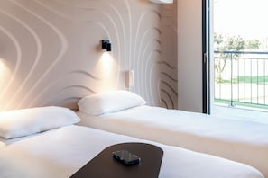 Premium bedding, pillow-top beds, individually decorated