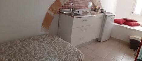 1 soverom og sengetøy