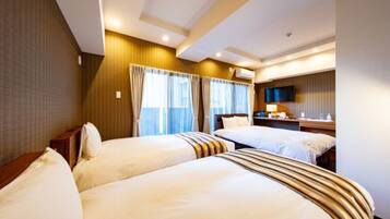 2 室のベッドルーム、デスク、アイロン / アイロン台、WiFi (無料)