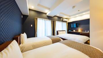 2 室のベッドルーム、デスク、アイロン / アイロン台、WiFi (無料)