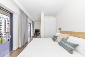 Estudio panorámico | Wifi gratis y ropa de cama 