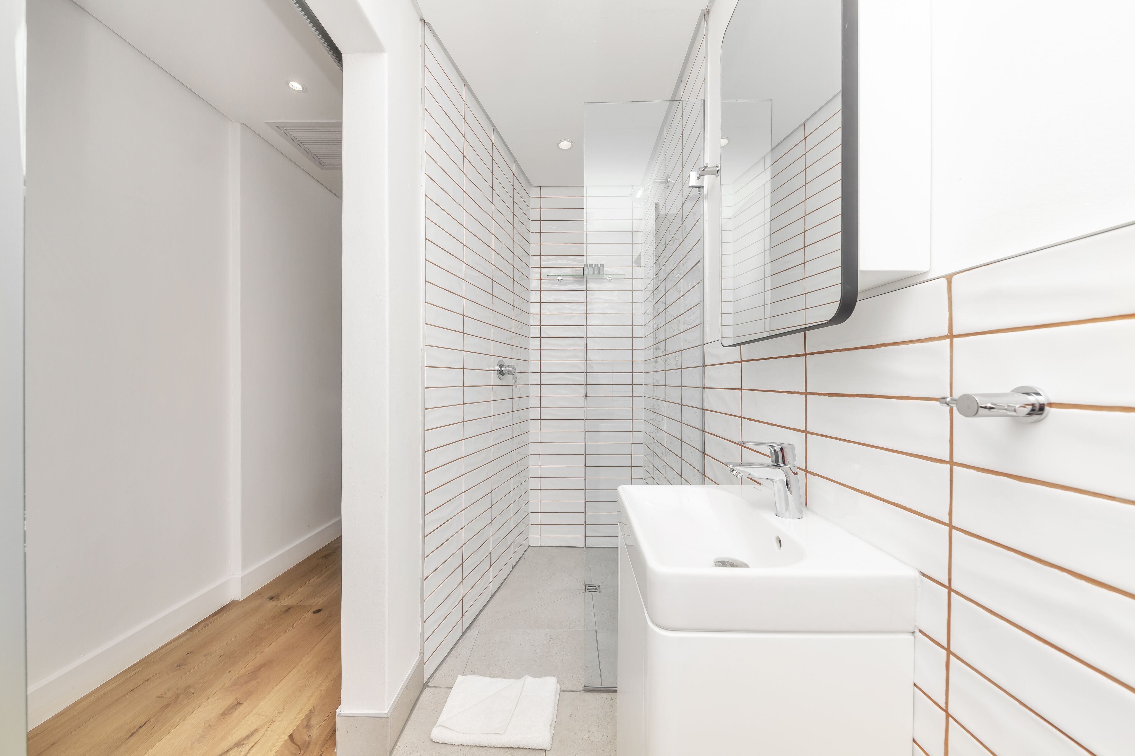 城市公寓 | 浴室 | 淋浴设施、免费洗浴用品、毛巾、卫生纸