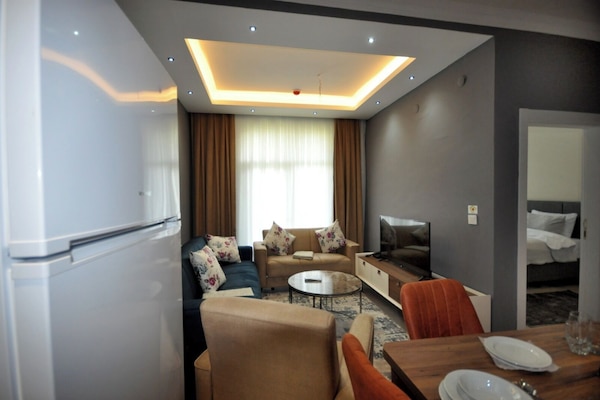 Apartamento básico | 1 quarto, quartos à prova de som, ferros/tábuas de passar roupa