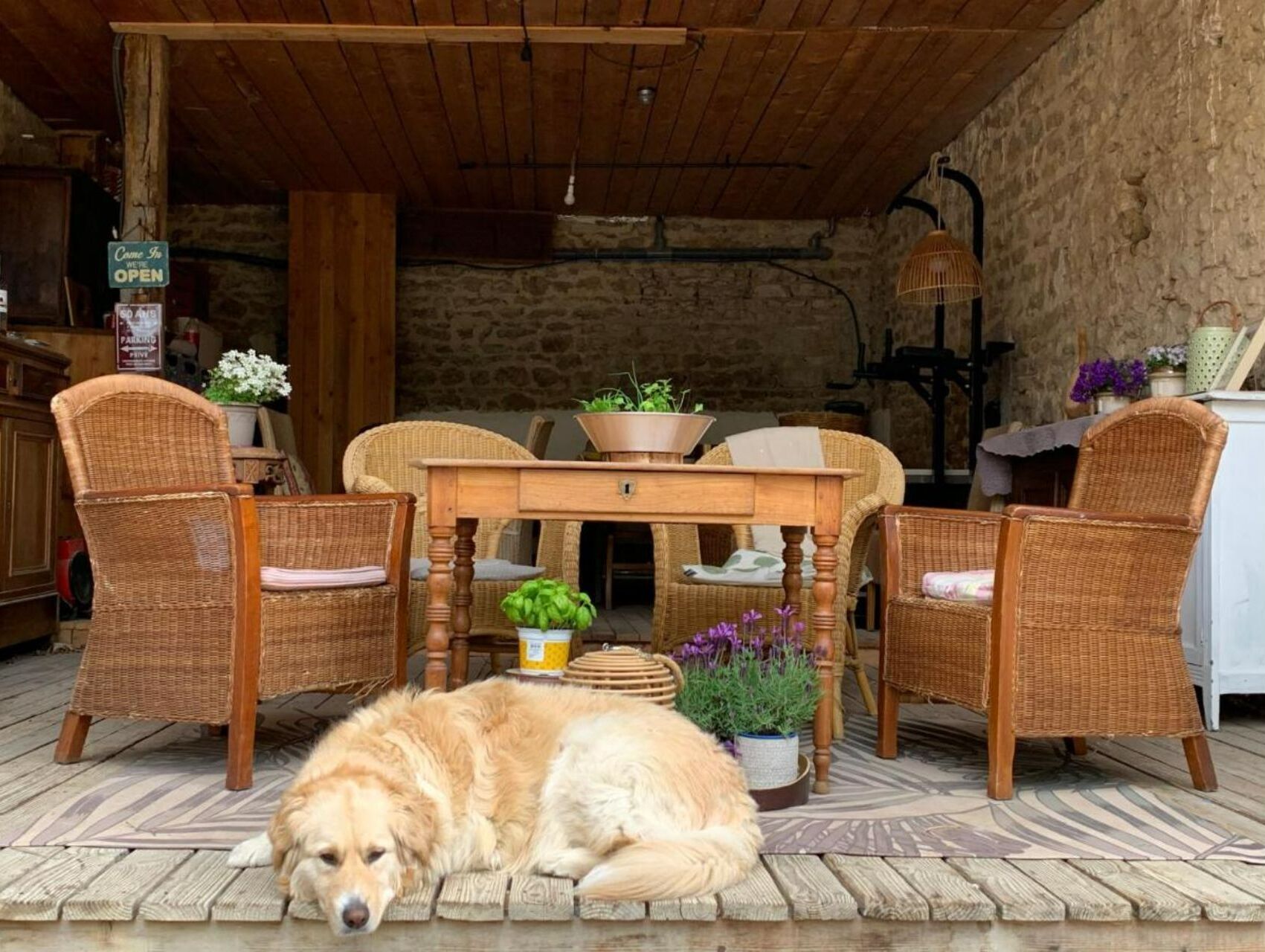 Outdoor dining