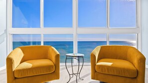 Interior - Recently updated beachfront condo with glass-enclosed balcony (Gulf Shores)