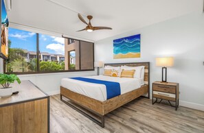 2 bedrooms, iron/ironing board, free WiFi, bed sheets - Kamaole Sands #9-205 Central A/C, Luxe Upgrades Short Walk to Beach & Pool! (Kihei)