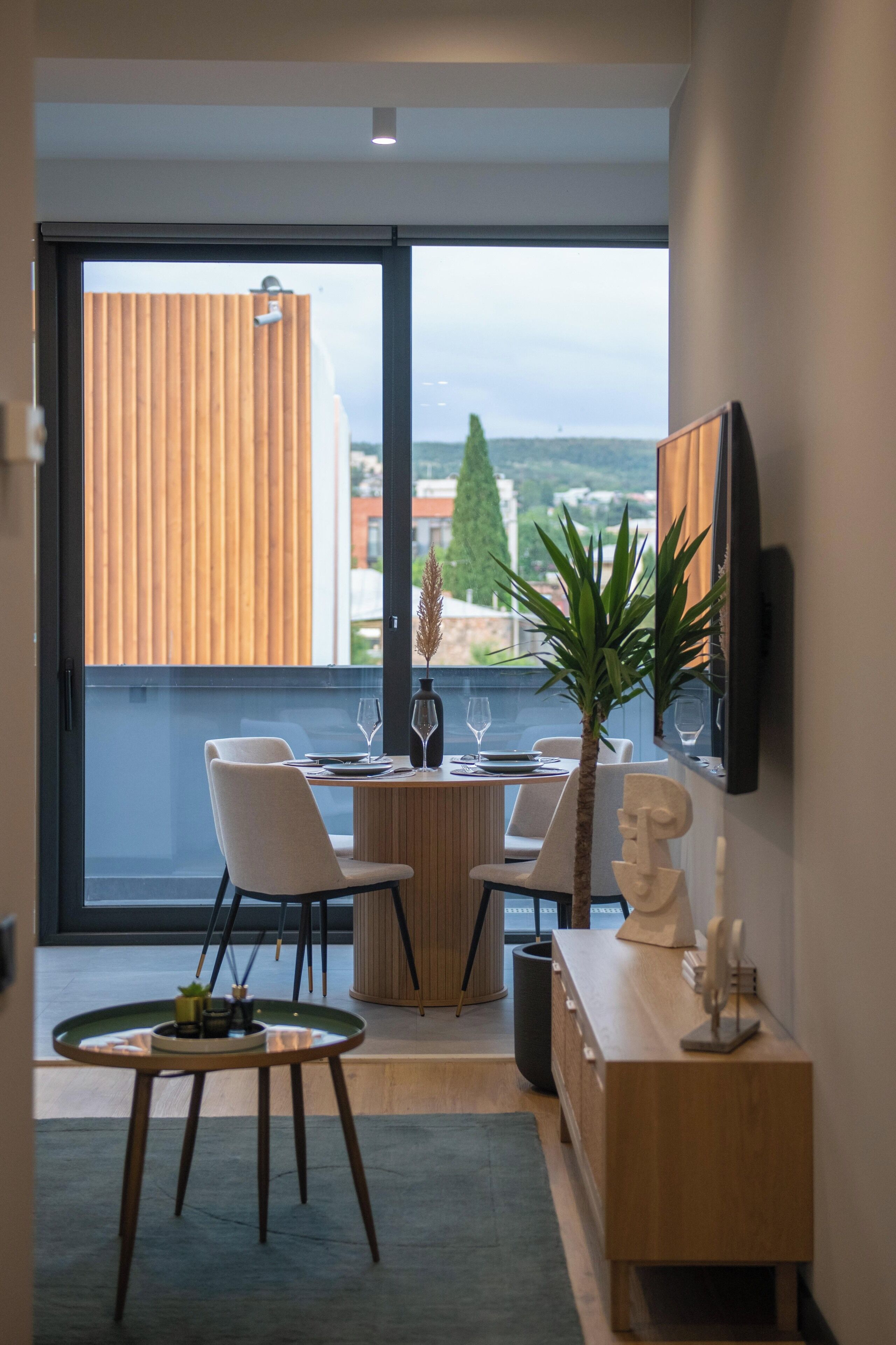 Penthouse Two-Bedroom Terrace Suite with Kitchen | Living area | 49-cm Smart TV with digital channels, Netflix, streaming services