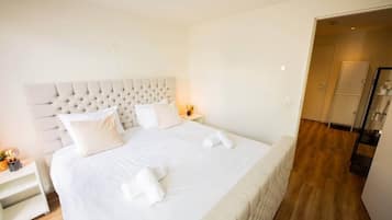 1 slaapkamer, een strijkplank/strijkijzer, wifi, beddengoed