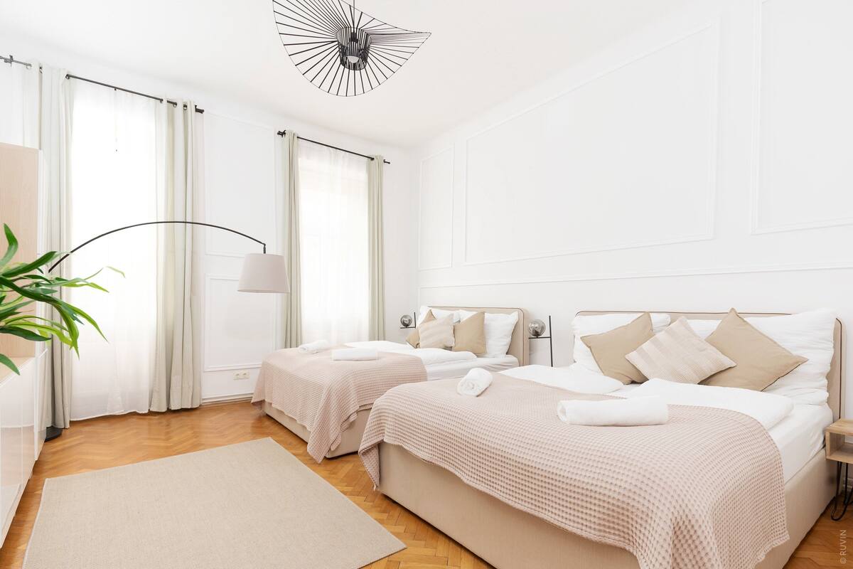 Departamento | 2 habitaciones, escritorio y cortinas blackout