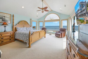 9 bedrooms, desk, free WiFi, bed sheets - Premier Oceanfront w/ Pool, Elevator, Hot Tub, Game Room, Private Beach Access (Hatteras)