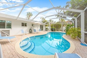 House, 3 Bedrooms | Pool | A heated pool - Wait N' Sea- Previously Millertime 3 Bedroom Home by RedAwning (Captiva)