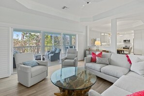 Living area - 5294 Umbrella Pool Rd 3 Bedroom Home by RedAwning (Sanibel)