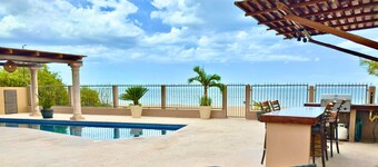 Oceanfront Escape: Pool, BBQ, & Sunset Views