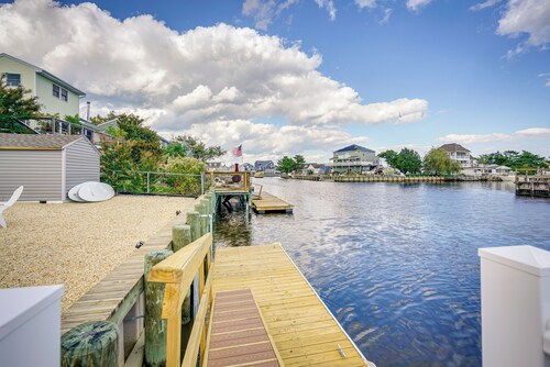 Waterfront Mystic Island Home w/ Boat Dock!