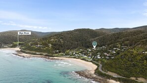 On the beach - Earth Sea Sky - light filled family home (Separation Creek)