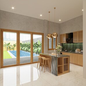 Private kitchen - Biệt thự 5 phòng ngủ ngay gần trung tâm Đà Nẵng, gần sông Hàn, gần biển, núi (Ðà Nng)