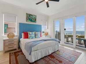 Second Bedroom - King Bed + Access to Pool Deck - Second Floor