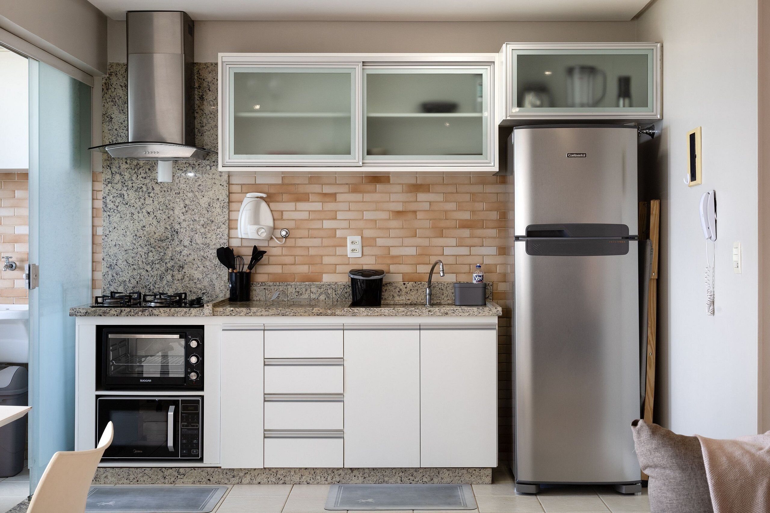 Apartment | Dapur peribadi | Peti sejuk, ketuhar gelombang mikro, ketuhar pembakar roti 