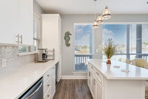 Fridge, microwave, oven, stovetop - "Seaside Bliss: Waterfront Villa Just Steps from the Beach" (Destin)