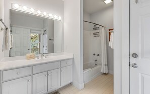 Hair dryer, towels
